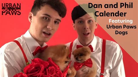 Dan and Phil Calender featuring Urban Paws dogs .